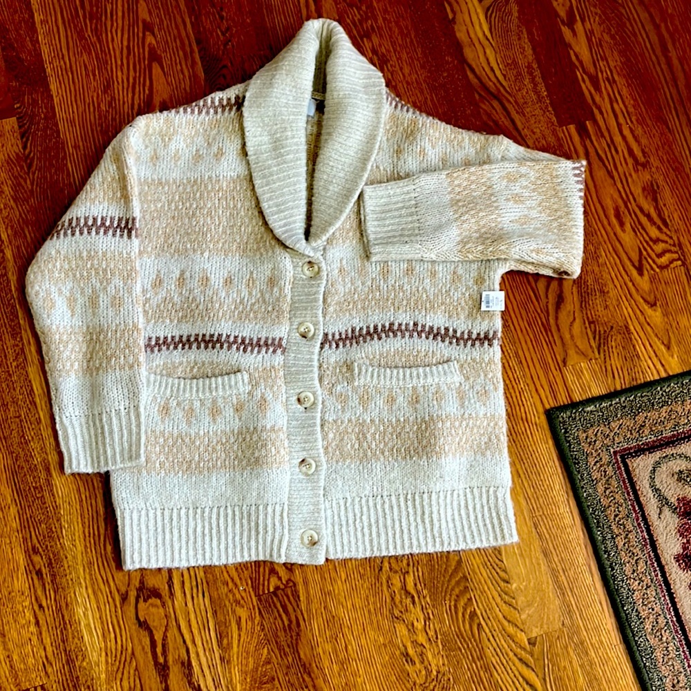 Boho Sweater Cardigan - NWT